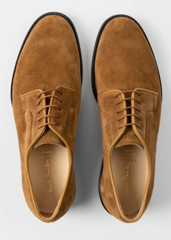 Mens Suede 039Chester039 Flexible Travel Shoes Paul Smith Derby Shoes