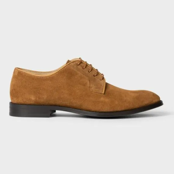 Mens Suede 039Chester039 Flexible Travel Shoes Paul Smith Derby Shoes