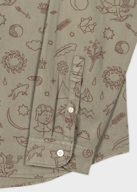 Mens TailoredFit 039Runes039 Shirt Paul Smith Shirts Mens TailoredFit 039Runes039 Shirt Paul Smith Shirts