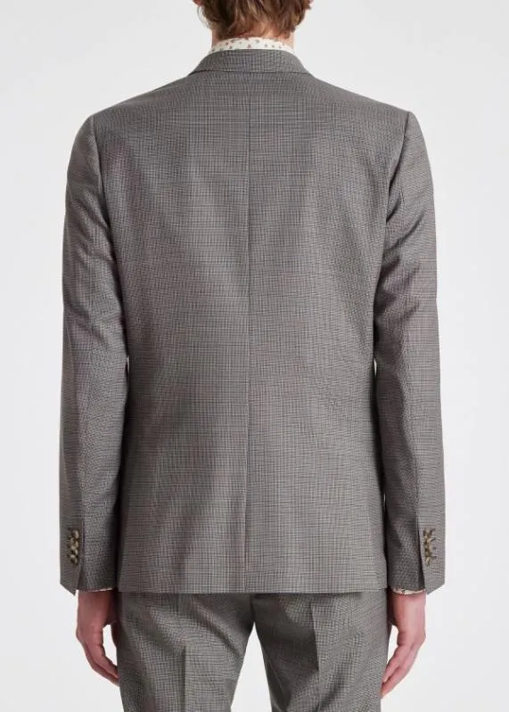 Mens TailoredFit Wool Puppytooth Check SuitPuppytooth TwoButton Blazer Puppytooth Pants Paul Smith Suits