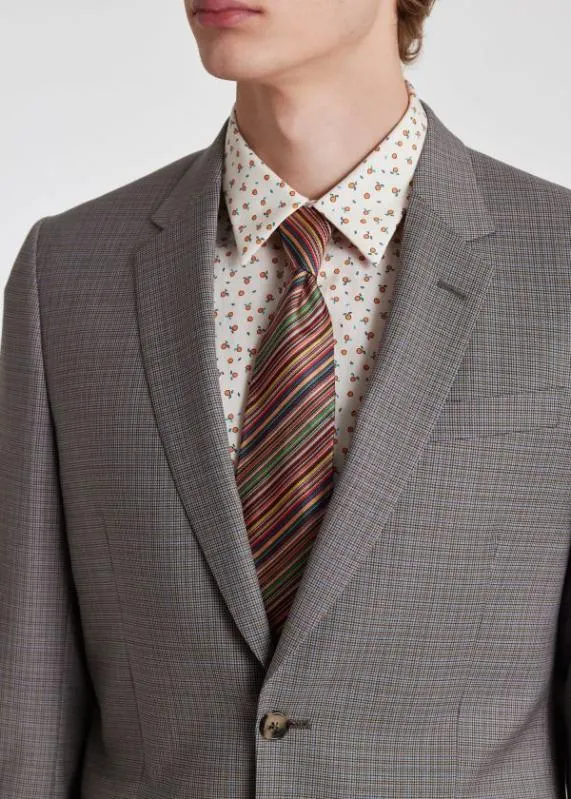 Mens TailoredFit Wool Puppytooth Check SuitPuppytooth TwoButton Blazer Puppytooth Pants Paul Smith Suits