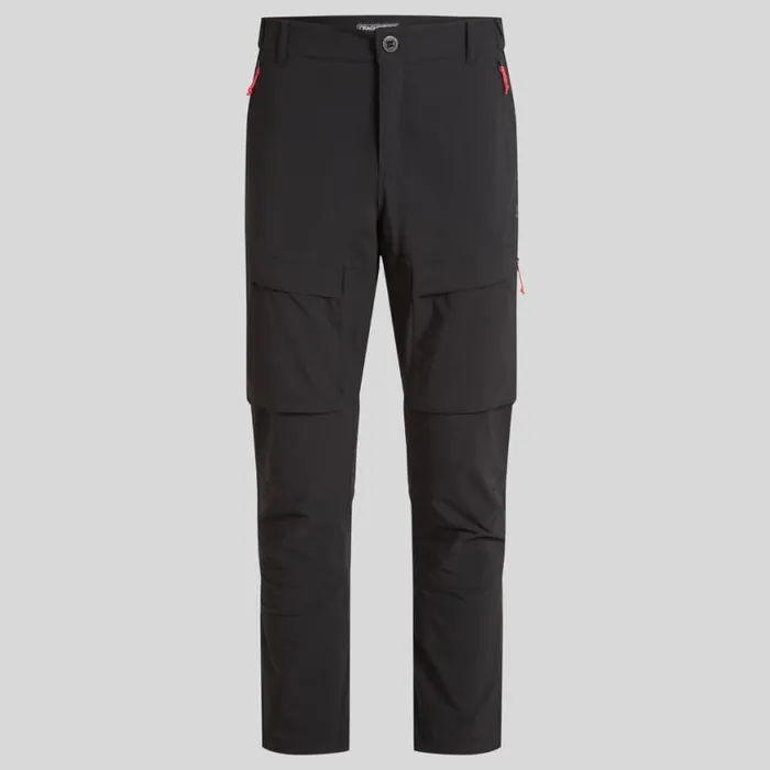Mens Walking Trousers Craghoppers Kiwi Pro Expedition Winter Lined Trousers Black Black