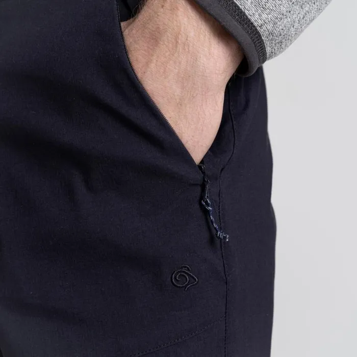 Mens Walking Trousers Craghoppers Kiwi Pro II Trousers Dark Navy Mens Walking Trousers Craghoppers Kiwi Pro II Trousers Dark Navy