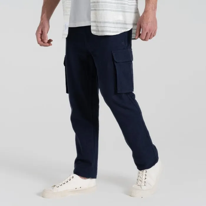 Mens Walking Trousers Craghoppers Nosibotanical Howle Trousers Blue Navy