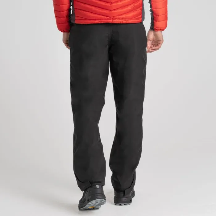 Mens Walking Trousers Craghoppers Steall II Thermo Waterproof Trousers Black Mens Walking Trousers Craghoppers Steall II Thermo Waterproof Trousers Black