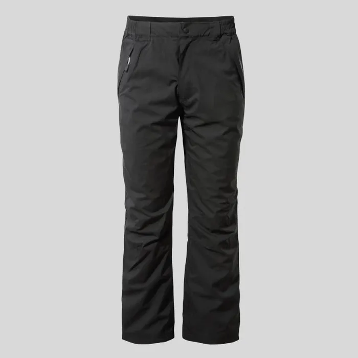 Mens Walking Trousers Craghoppers Steall II Thermo Waterproof Trousers Black Mens Walking Trousers Craghoppers Steall II Thermo Waterproof Trousers Black