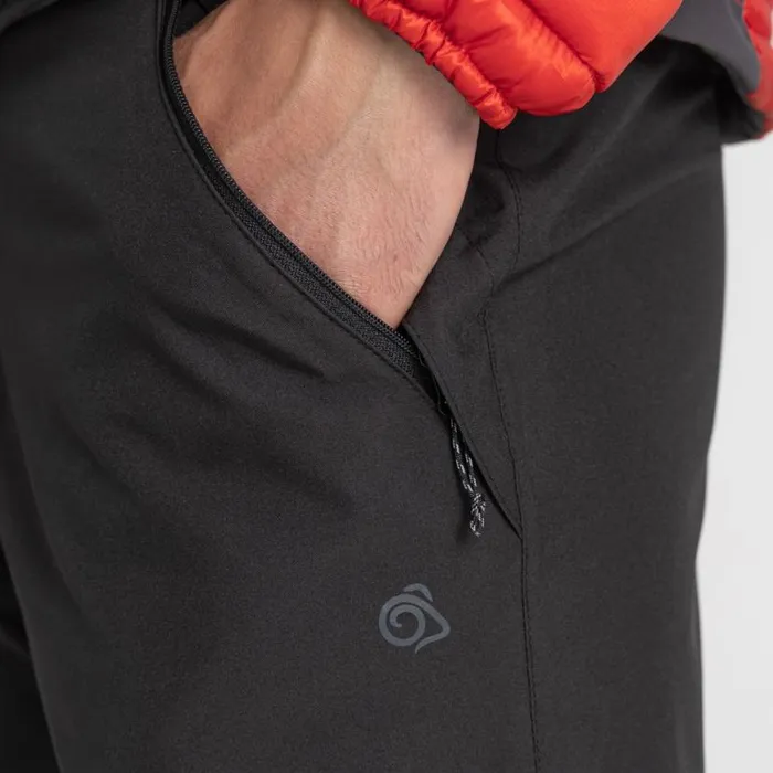 Mens Walking Trousers Craghoppers Steall II Thermo Waterproof Trousers Black Mens Walking Trousers Craghoppers Steall II Thermo Waterproof Trousers Black