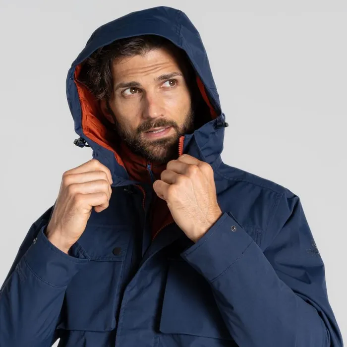 Mens Waterproof Jackets Craghoppers Hartley Waterproof Jacket Blue Navy Mens Waterproof Jackets Craghoppers Hartley Waterproof Jacket Blue Navy