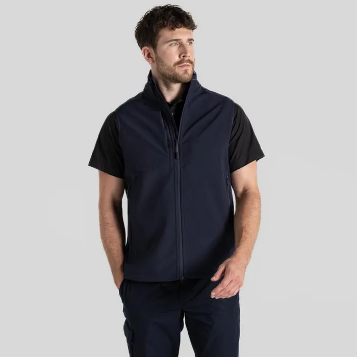 MensWomens Gilets Craghoppers Expert Basecamp Softshell Vest Dark Navy MensWomens Gilets Craghoppers Expert Basecamp Softshell Vest Dark Navy