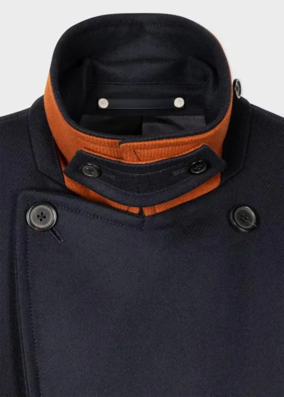 Mens WoolCashmere Pea Coat Paul Smith Coats and Jackets Mens WoolCashmere Pea Coat Paul Smith Coats and Jackets