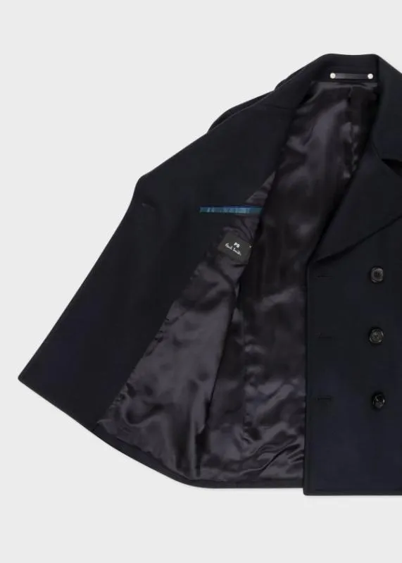 Mens WoolCashmere Pea Coat Paul Smith Coats and Jackets Mens WoolCashmere Pea Coat Paul Smith Coats and Jackets