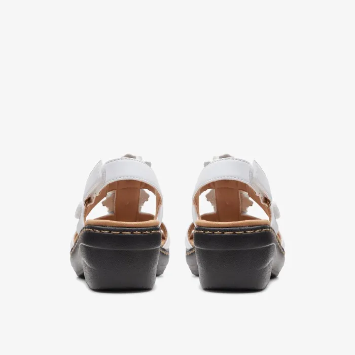 Merliah Sheryl White Women Clarks Sandals and Flip Flops