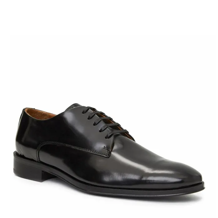 Metti Derby Black Leather Men Bruno Magli Dress Shoes