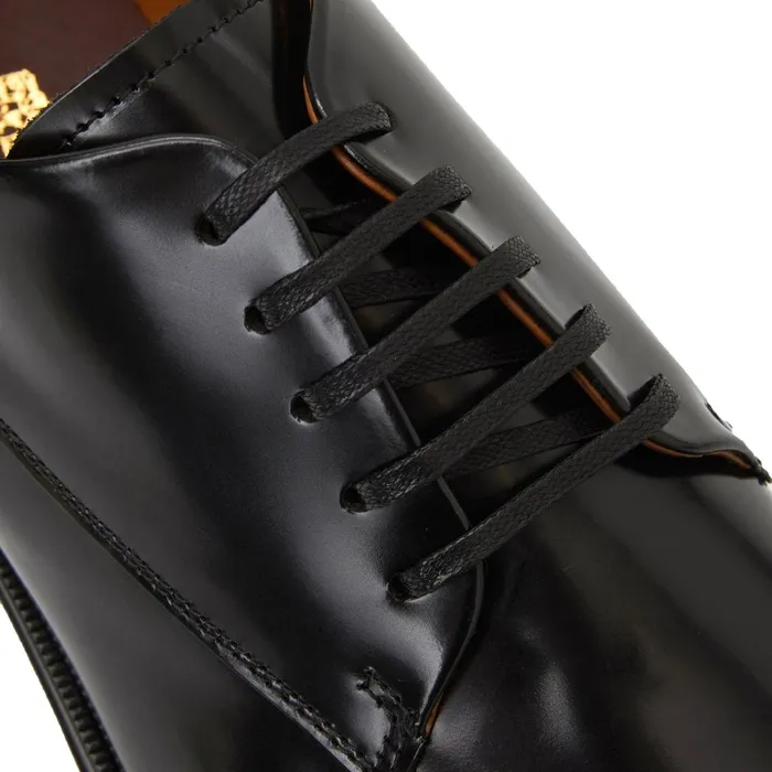 Metti Derby Black Leather Men Bruno Magli Dress Shoes
