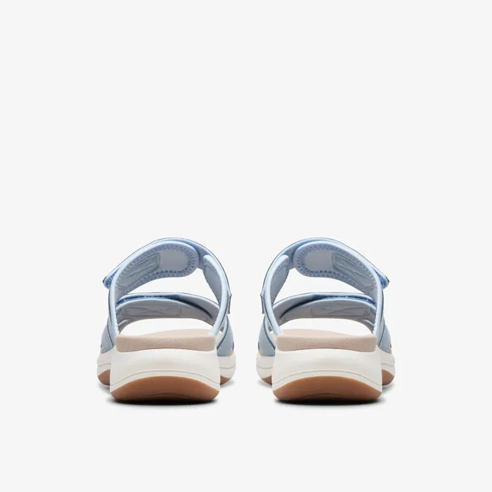 Mira Ease Denim Blue Women Clarks Sandals and Flip Flops