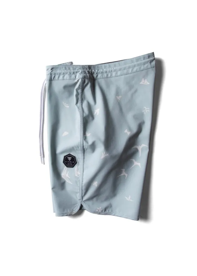 Miyashiro Island Stargazer 185quot Boardshort Agave Men Vissla Boardshorts