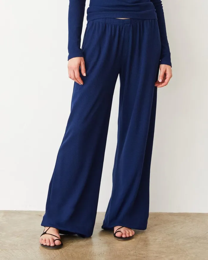 MONROW Pants Baby Thermal Wide Leg Pant 8211 Women