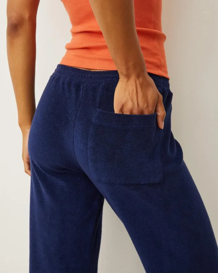 MONROW Sweats Terry Cloth Crop Pant 8211 Women MONROW Sweats Terry Cloth Crop Pant 8211 Women