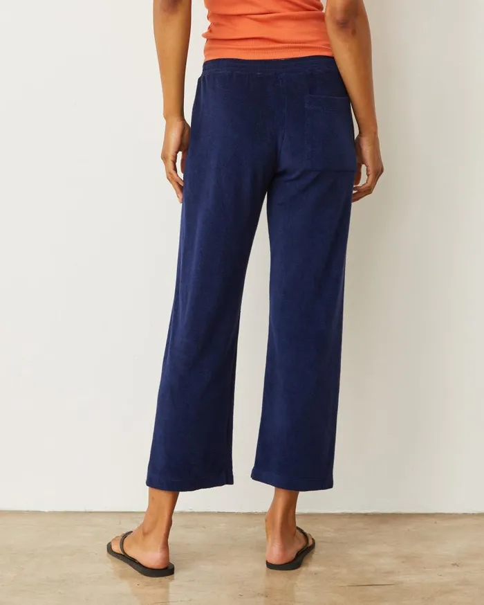 MONROW Sweats Terry Cloth Crop Pant 8211 Women MONROW Sweats Terry Cloth Crop Pant 8211 Women