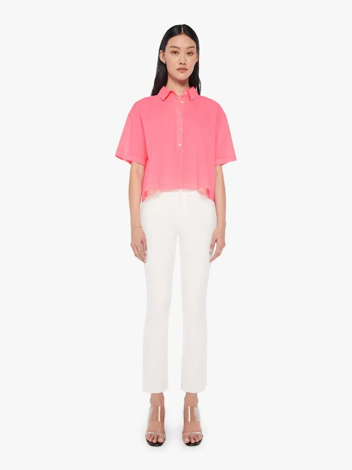 Mother Denim Ansel Top Neon Pink 8211 Women