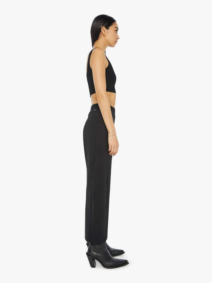 Mother Denim Barrel The Smooth HalfPipe Flood Black 8211 Women Mother Denim Barrel The Smooth HalfPipe Flood Black 8211 Women
