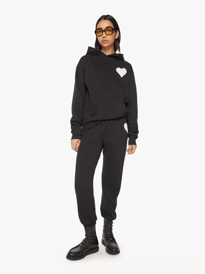 Mother Denim Heart Hoodie Black 8211 Women