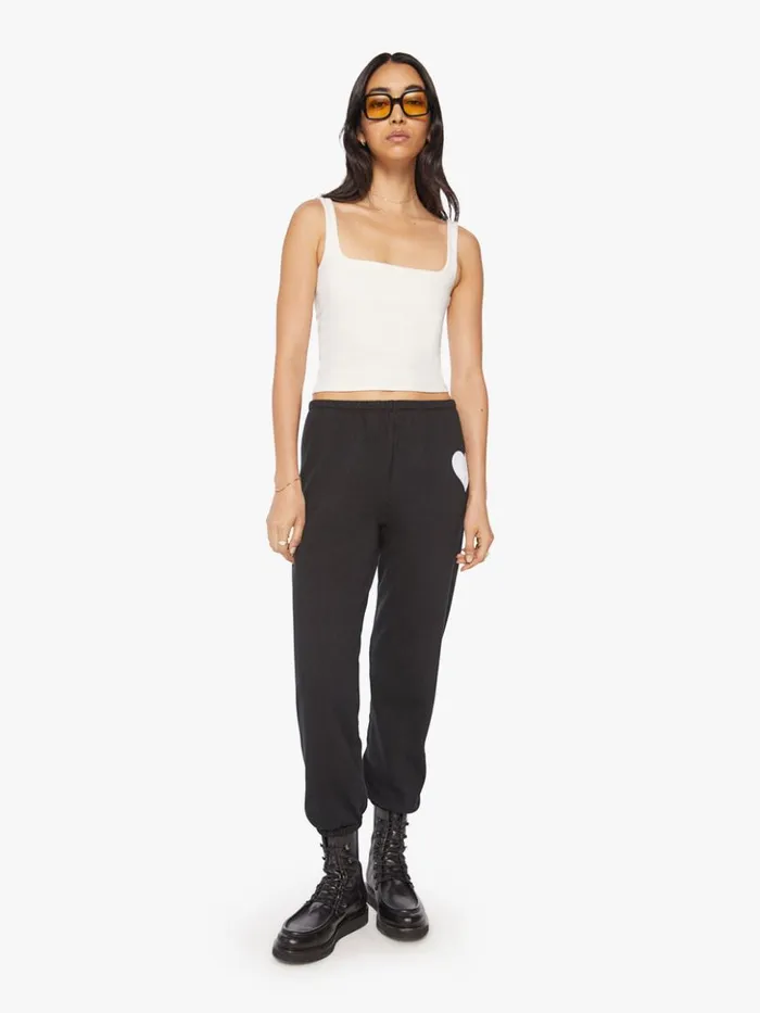 Mother Denim Heart Sweatpant Black 8211 Women