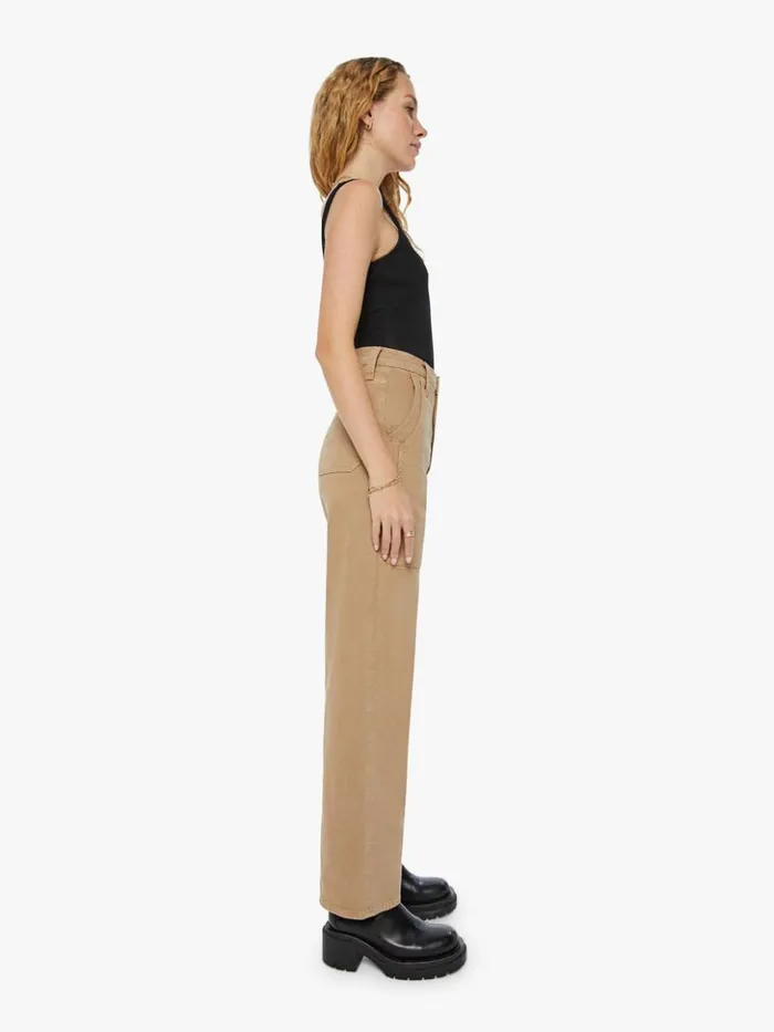 Mother Denim Relaxed The Quartet Breaker Skimp Wash Dark Khaki 8211 Women Mother Denim Relaxed The Quartet Breaker Skimp Wash Dark Khaki 8211 Women
