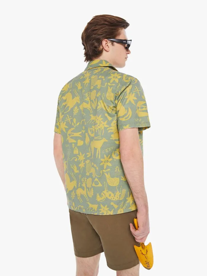 Mother Denim Shirts The Hooky Fawn Patrol Green 8211 Men