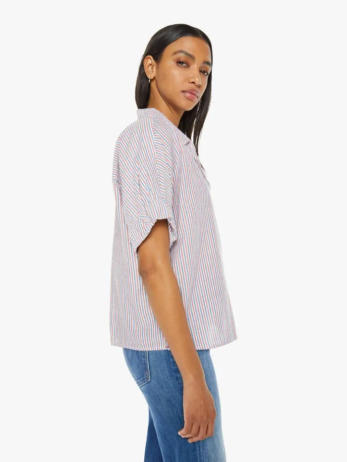 Mother Denim Teddy Shirt Firework Stripe 8211 Women