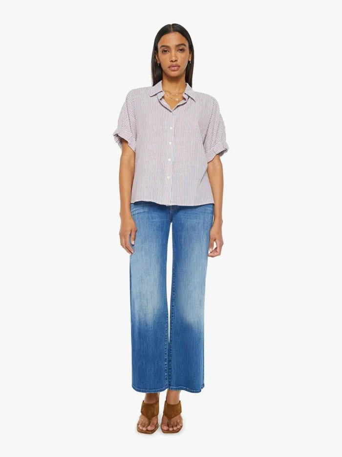 Mother Denim Teddy Shirt Firework Stripe 8211 Women