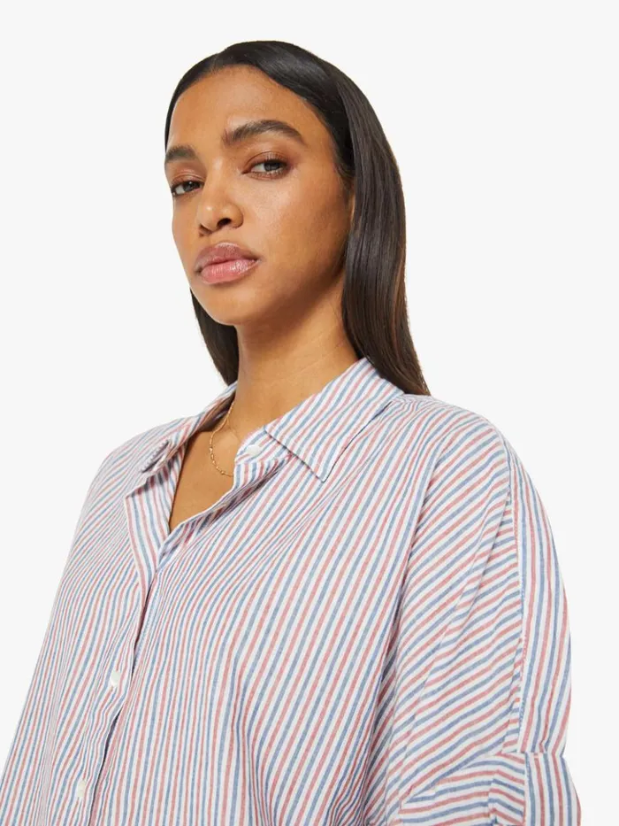 Mother Denim Teddy Shirt Firework Stripe 8211 Women