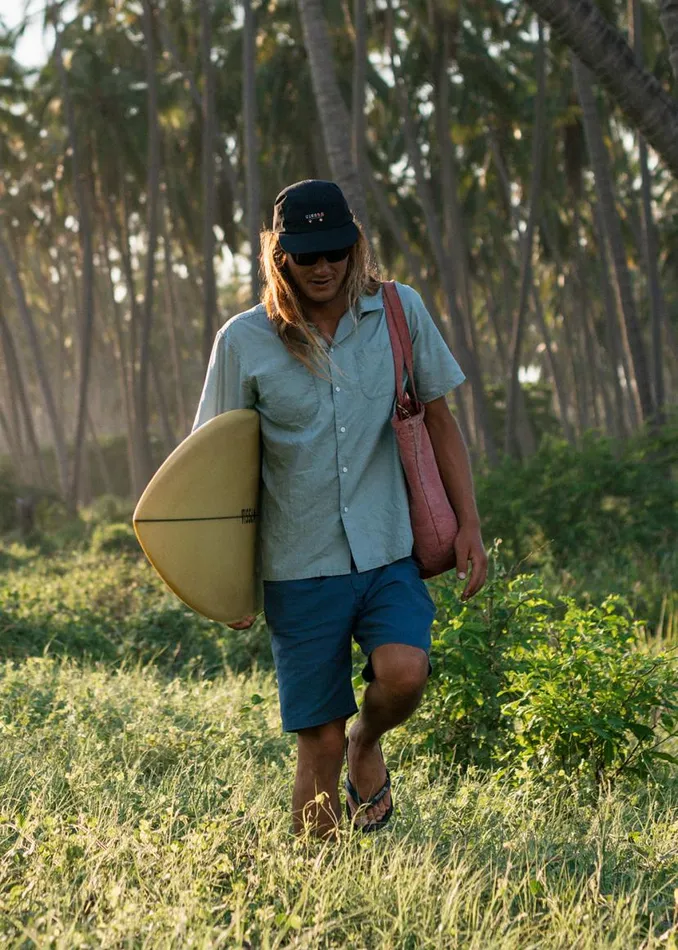 Natural Dye Eco Ss Shirt Chlorophyll Men Vissla Shirts and Flannels