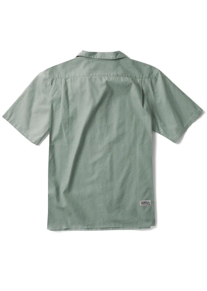 Natural Dye Eco Ss Shirt Chlorophyll Men Vissla Shirts and Flannels