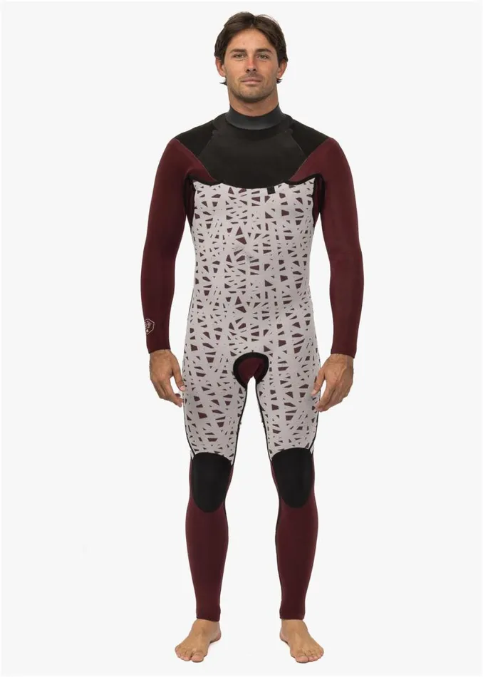 New Seas 43 UZip Wetsuit Graphite Men Vissla Wetsuits