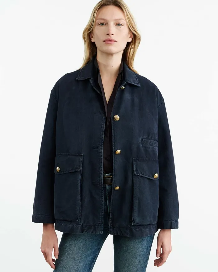 Nili Lotan DEVIN PARKA Midnight Women Jackets and Blazers
