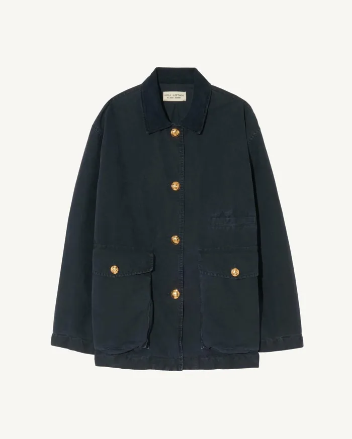 Nili Lotan DEVIN PARKA Midnight Women Jackets and Blazers