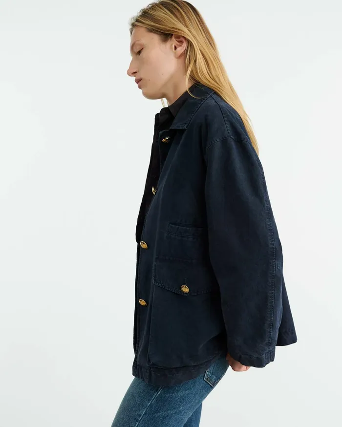 Nili Lotan DEVIN PARKA Midnight Women Jackets and Blazers