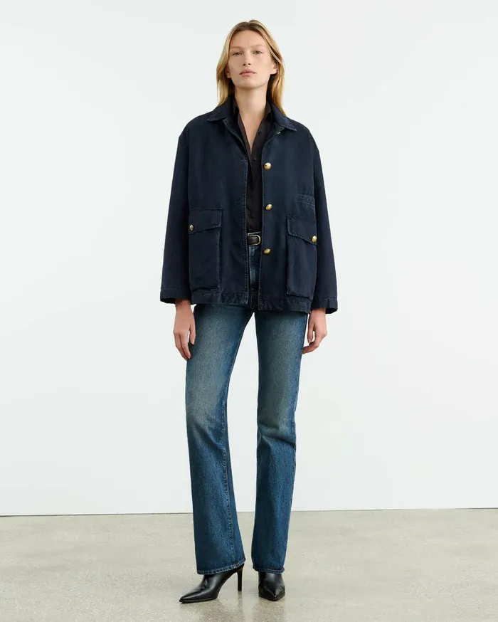 Nili Lotan DEVIN PARKA Midnight Women Jackets and Blazers