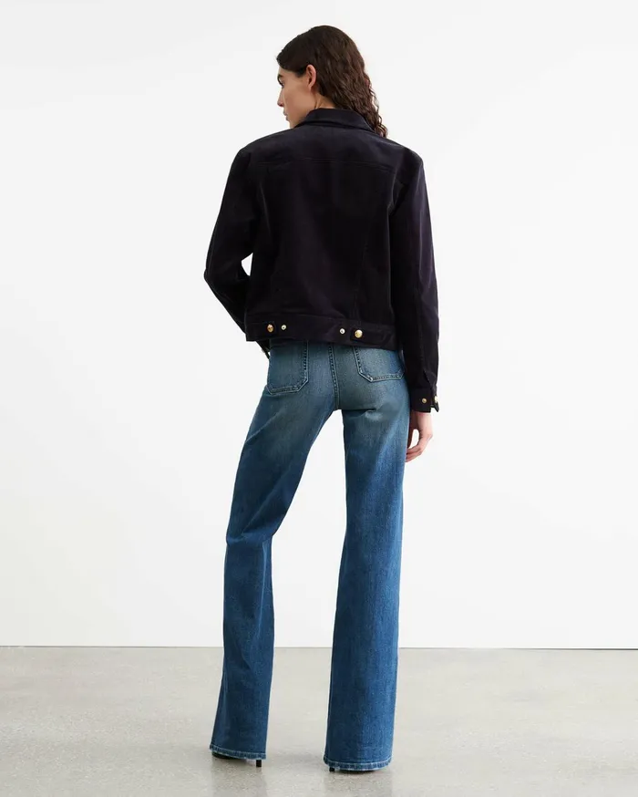 Nili Lotan LIZETH CORDUROY JACKET Midnight Women Jackets and Blazers