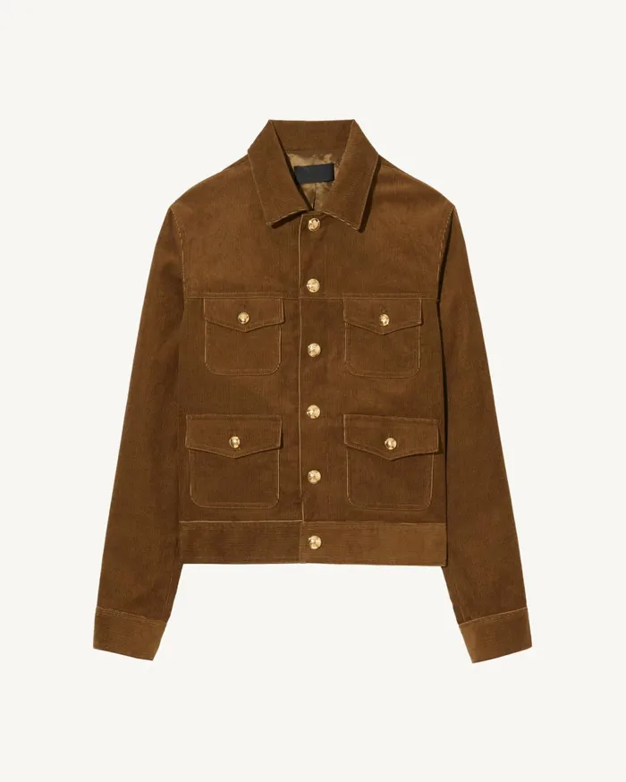 Nili Lotan LIZETH CORDUROY JACKET Midnight Women Jackets and Blazers