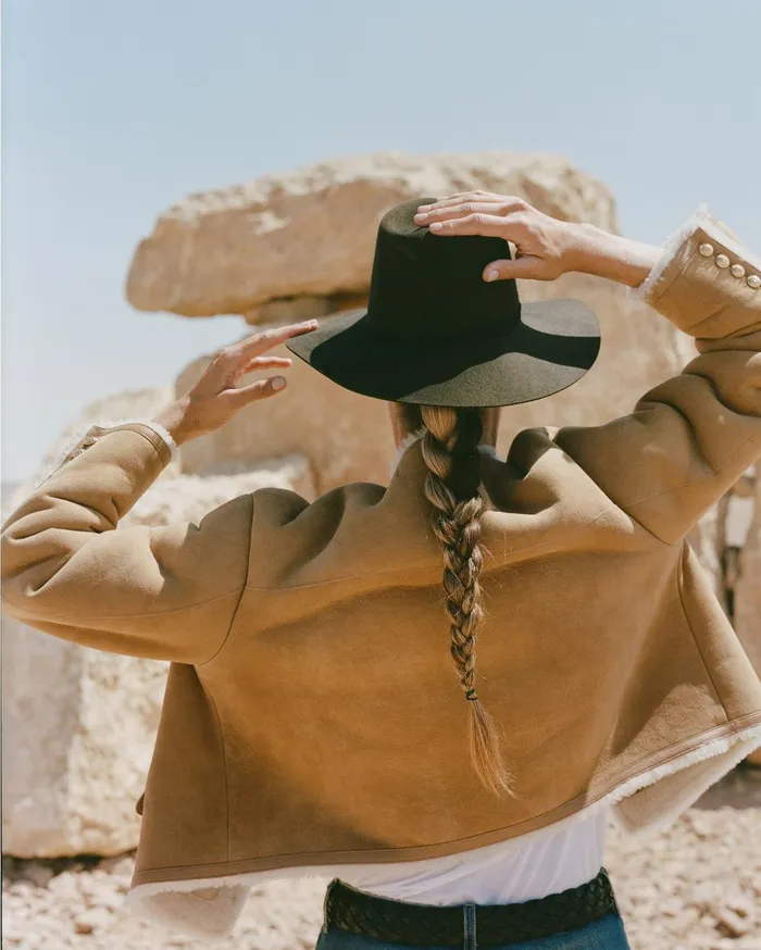 Nili Lotan ZANIE SHEARLING JACKET Tannatural Women Jackets and Blazers