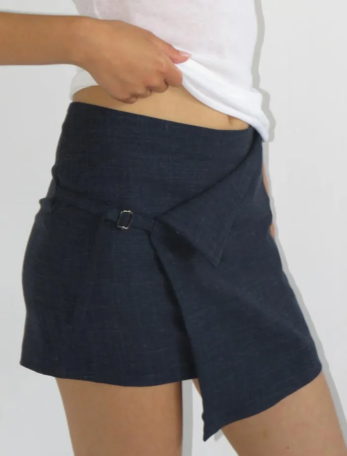 No 2082 Daris Navy Women Paloma Wool Bottoms
