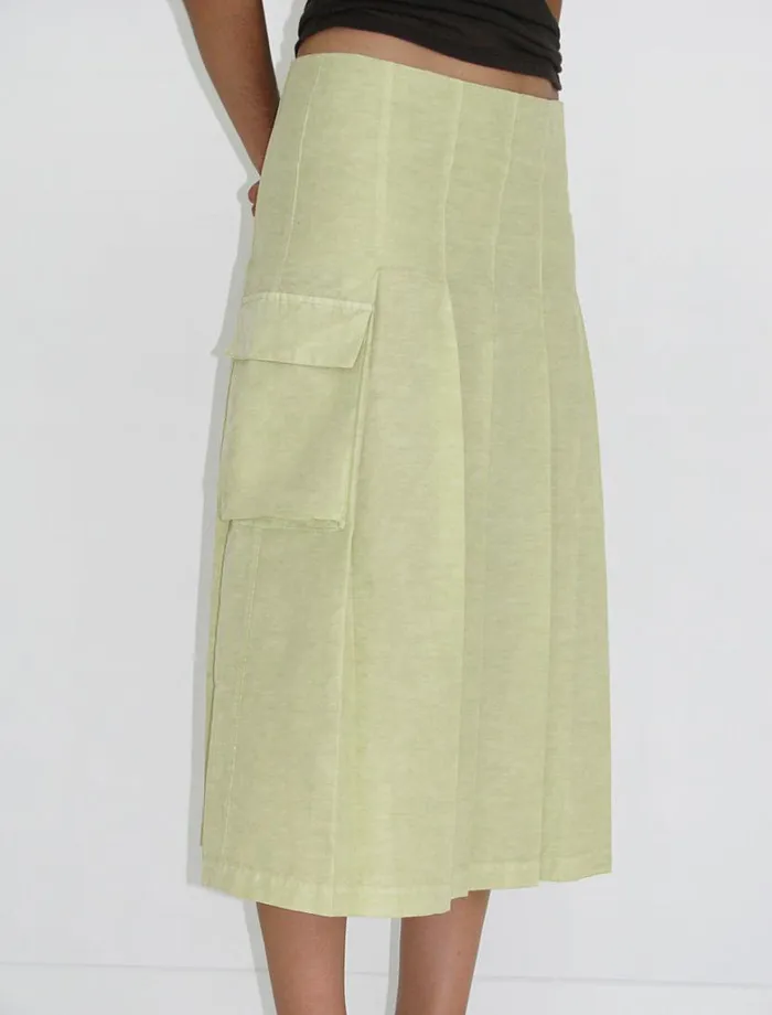 No 2086 Pinet Yellow Women Paloma Wool Bottoms