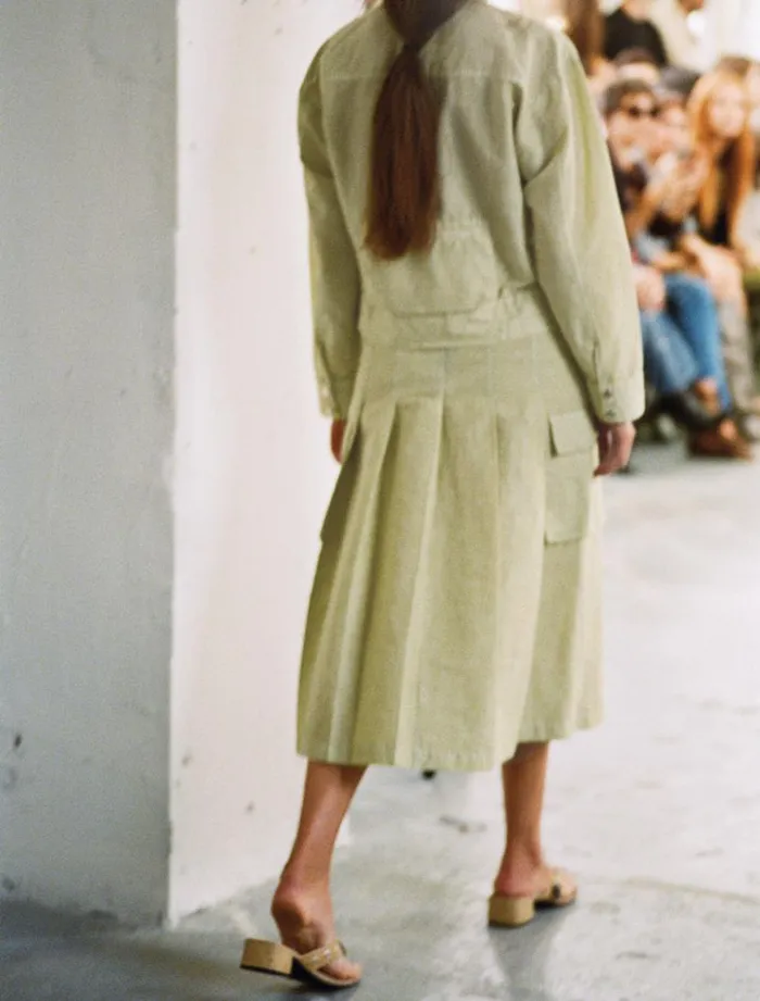 No 2086 Pinet Yellow Women Paloma Wool Bottoms