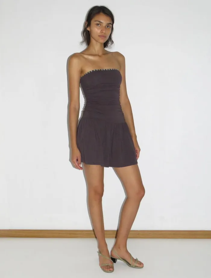 No 2112 Jayne Dark Brown Women Paloma Wool Dresses