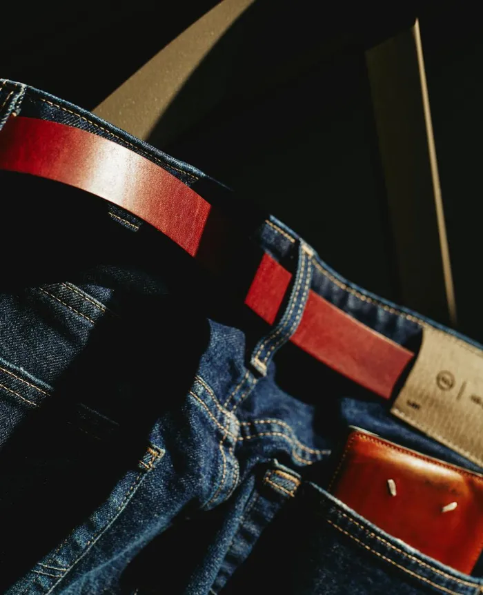 Noah Belt Chestnutbrass Men AG Jeans Belts Noah Belt Chestnutbrass Men AG Jeans Belts