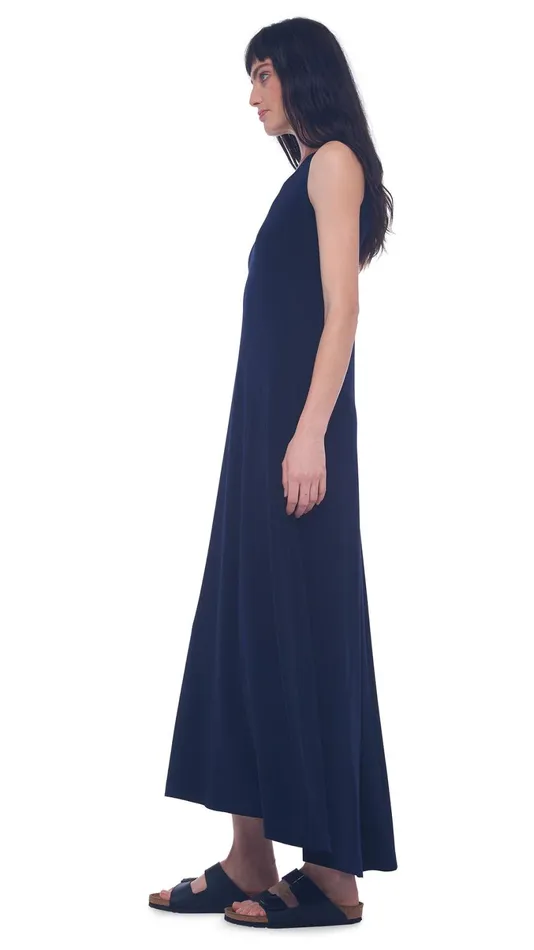 Norma Kamali Dresses SLEEVELESS LONG SWING DRESS Midnight 8211 Clothing