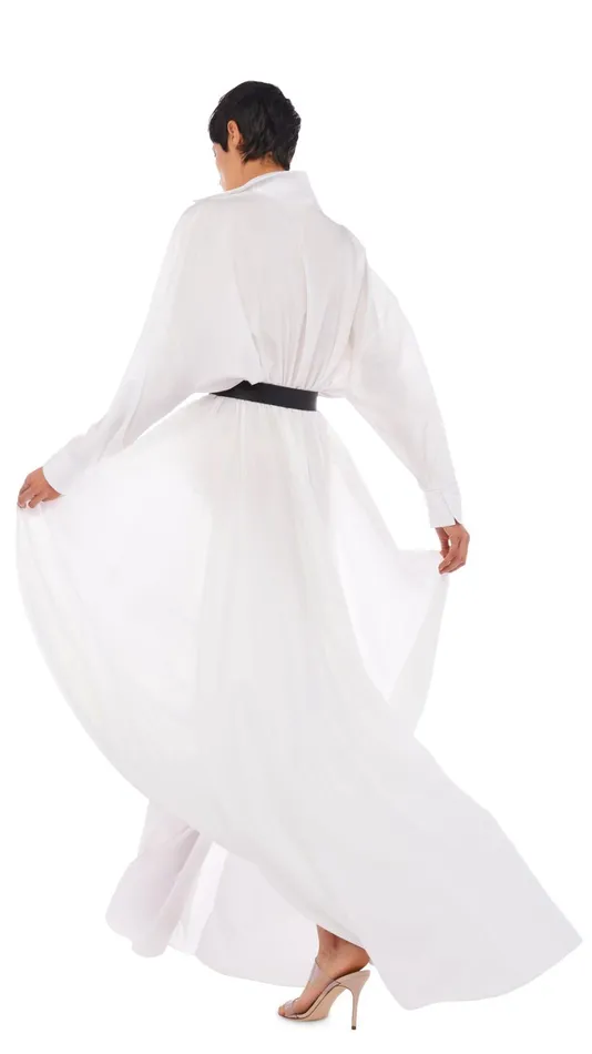 Norma Kamali Dresses SUPER OS BF NK SHIRT GOWN Snow White 8211 Clothing