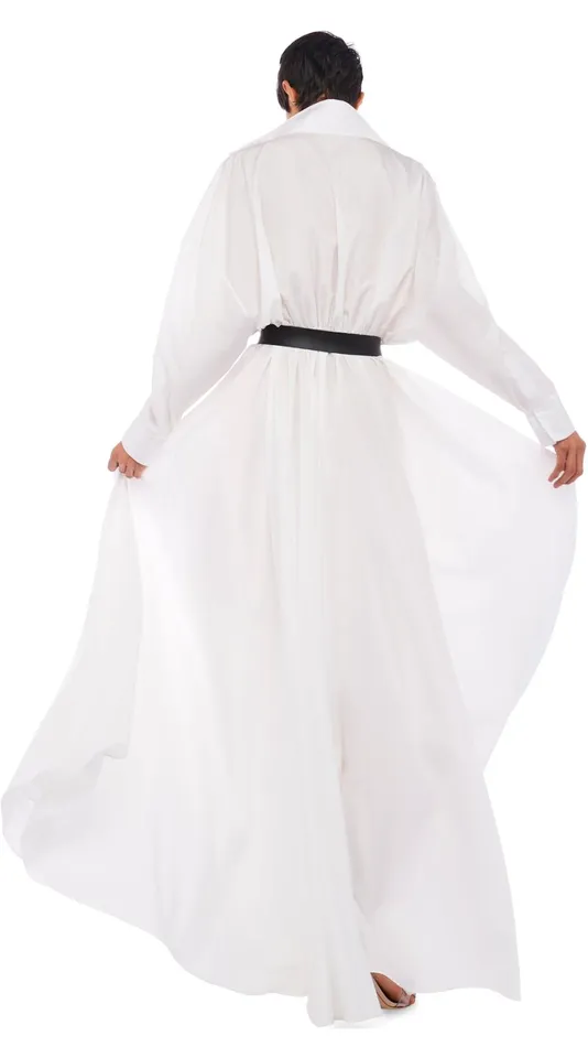 Norma Kamali Dresses SUPER OS BF NK SHIRT GOWN Snow White 8211 Clothing